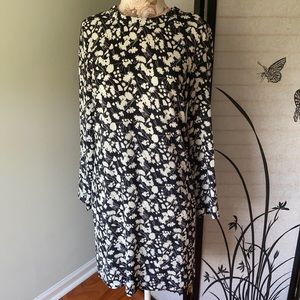 Imported European floral tunic